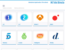 Tablet Screenshot of miteledirecto.com